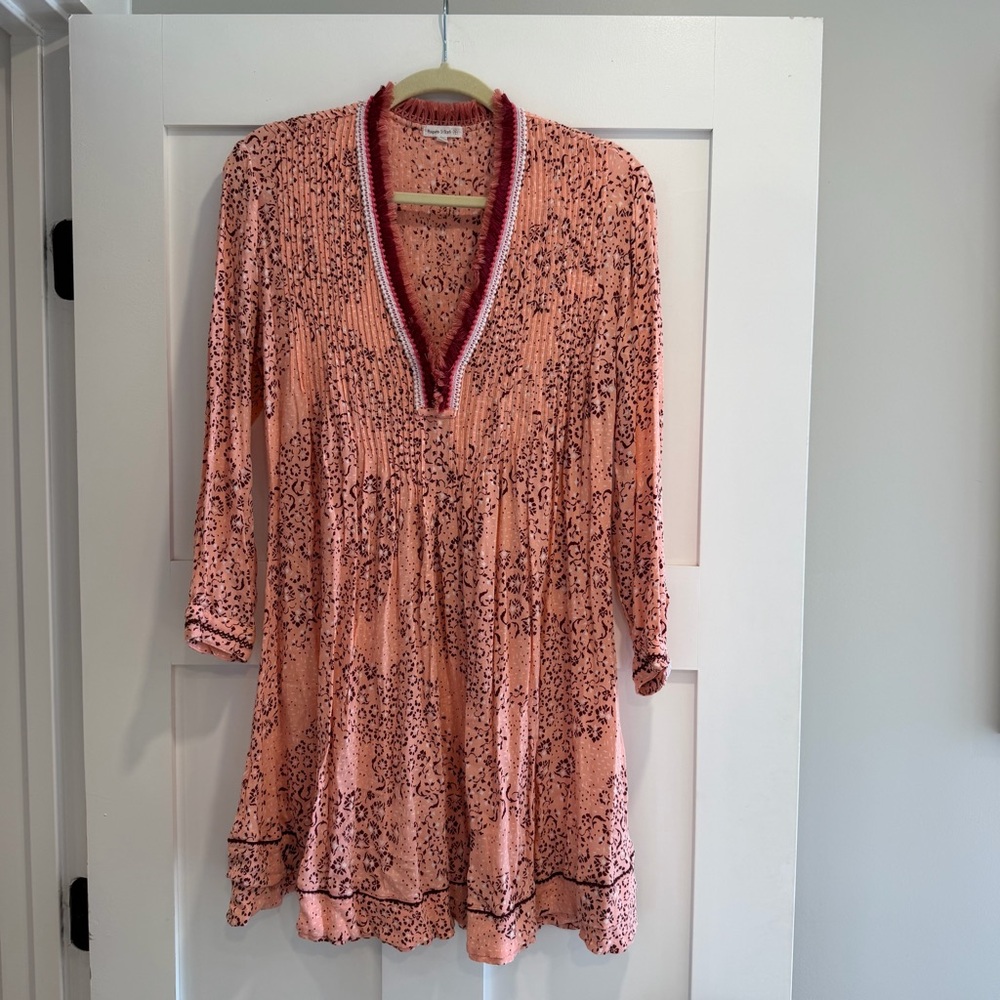 Poupette St Barth Ola Long Sleeve Mini Dress